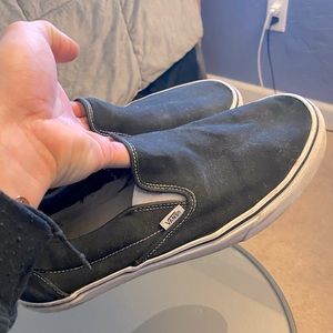 Black slip on vans